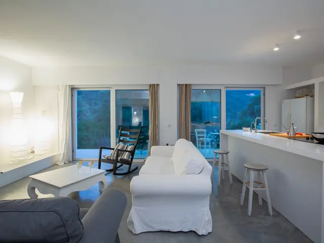 Living room at Villa Mavrades