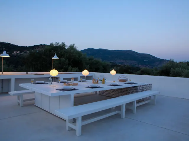 Rooftop terrace at Villa Mavrades